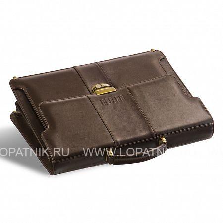 классический деловой портфель жесткой формы brialdi kant (кант) brown Brialdi