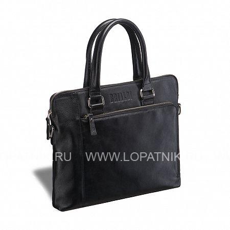 деловая сумка leicester (лестер) black Brialdi