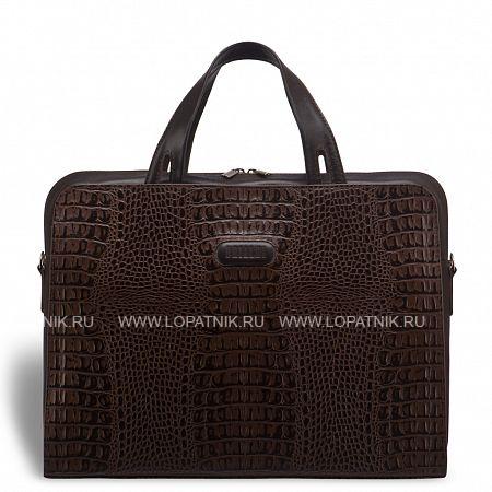 женская деловая сумка brialdi alicante (аликанте) croco brown Brialdi