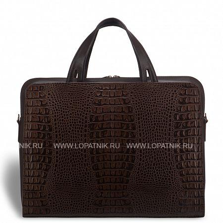 женская деловая сумка brialdi alicante (аликанте) croco brown Brialdi