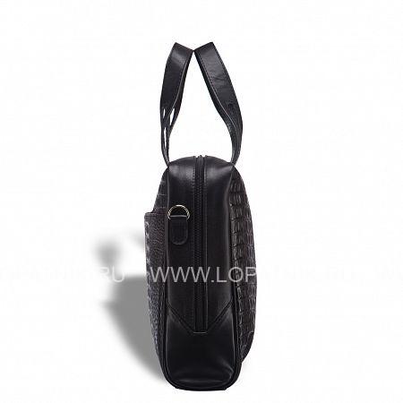 женская деловая сумка brialdi elche (эльче) croco black Brialdi