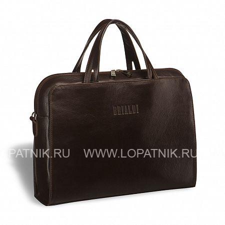 женская деловая сумка alicante (аликанте) brown Brialdi