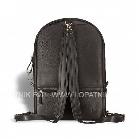 кожаный рюкзак-трансформер joker (джокер) black Brialdi
