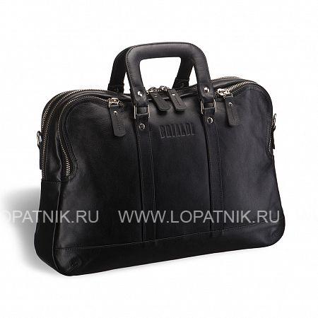 деловая сумка в ретро-стиле pasadena (пасадена) black Brialdi