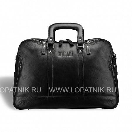 деловая сумка в ретро-стиле pasadena (пасадена) black Brialdi