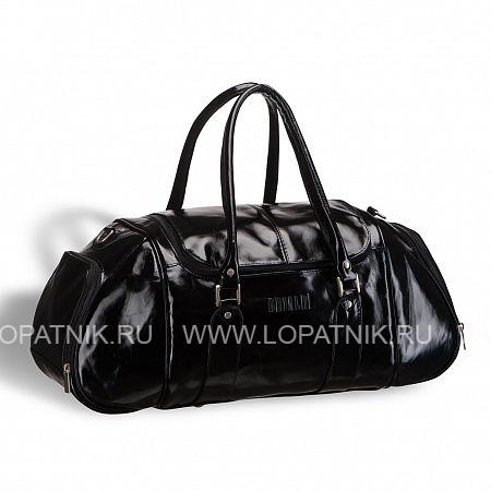 дорожная кожаная сумка brialdi modena (модена) черная Brialdi