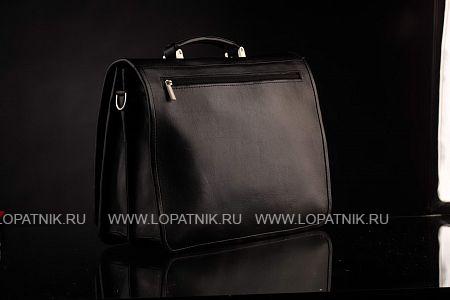 классический портфель portofino (портофино) black Brialdi