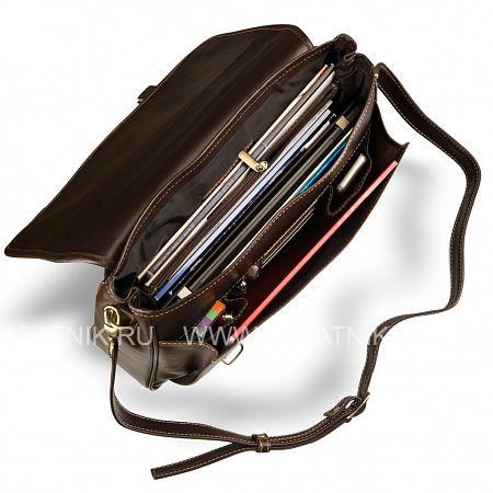 классический деловой портфель с прекрасной эргономикой brialdi faraday (фарадей) brown Brialdi