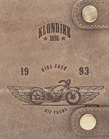 бумажник klondike «tim bike», натуральная кожа в коричневом цвете, 10,5 х 12,5 х 2,5 см kd1027-02 KLONDIKE 1896
