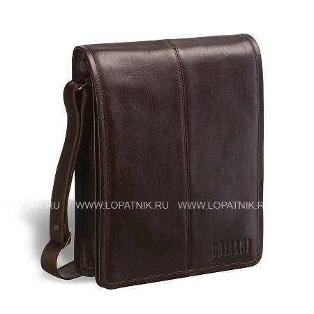 кожаная сумка через плечо brialdi boston (бостон) brown br02967fa коричневый Brialdi