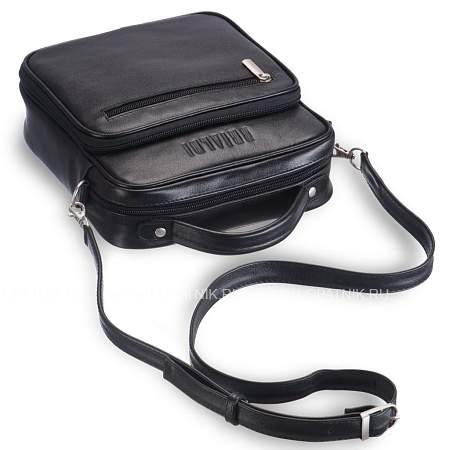 кожаная сумка через плечо brialdi aledo (аледо) black br12935oo черный Brialdi