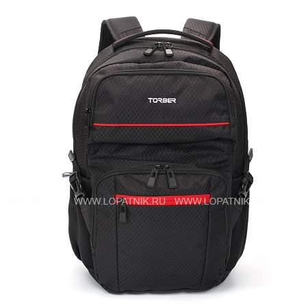 рюкзак torber xplor с отделением для ноутбука 15", чёрный, полиэстер, 49 х 34,5 х 18,5 см t9903-red Torber