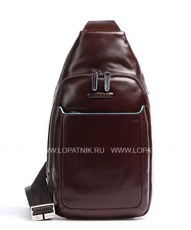 рюкзак с одной лямкой piquadro ca4827b2/mo кожаный коричневый Piquadro