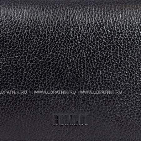 мягкая женская сумка среднего размера brialdi olivia (оливия) relief black br47281fn черный Brialdi