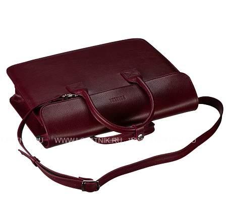 деловая женская сумка brialdi grand vigo (гранд виго) relief cherry br52005tp бордовый Brialdi