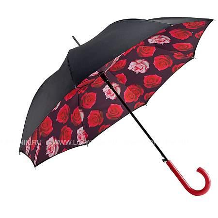 l754-4427 floatingroses (красные розы) зонт женский трость fulton Fulton