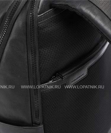 кожаный рюкзак piquadro черный камуфляж Piquadro