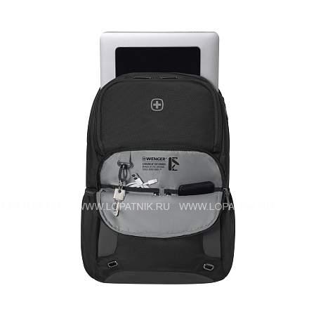 рюкзак wenger xe tryal 15.6", черный, переработанный пэт/полиэстер, 31х20х44 см, 23 л. 612735 Wenger