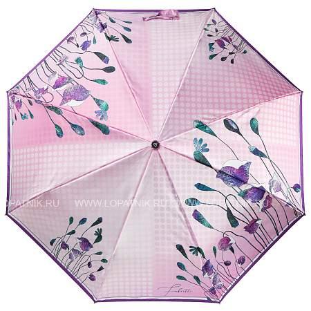 ufls0051-10 зонт жен. fabretti, облегченный автомат, 3 сложения, сатин Fabretti