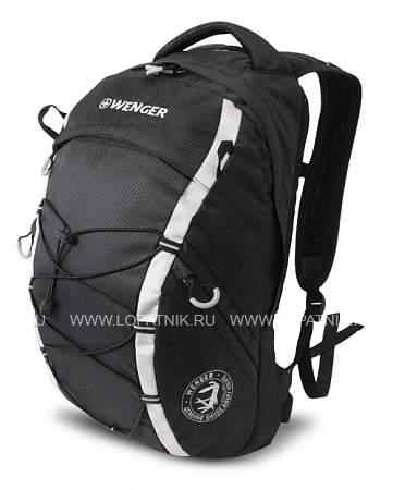 рюкзак wenger, черный/серый, полиэстер 900d, 29х19х47 см, 25 л 30532499 Wenger