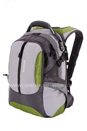рюкзак wenger, 15", зелёный/серый, полиэстер 1200d, 36х17х50 см, 30 л 15914415 Wenger
