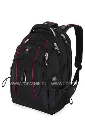 рюкзак wenger, 15”, чёрный/красный, полиэстер 900d/м2 добби, 34x23x48 см, 38 л 6677202408 Wenger