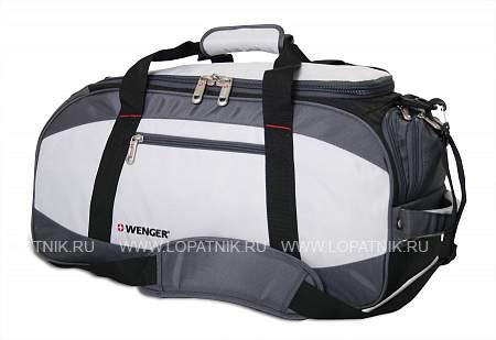 сумка спортивная wenger, серый/чёрный, полиэстер 1200d, 52х25х30 см, 39 л 52744465 Wenger