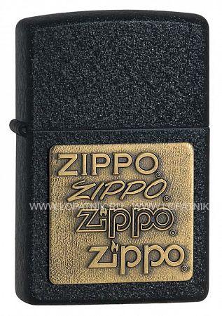 зажигалка zippo black crackle Zippo