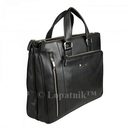 Бизнес-сумка из натуральной кожи GIANNI CONTI 1601161 BLACK