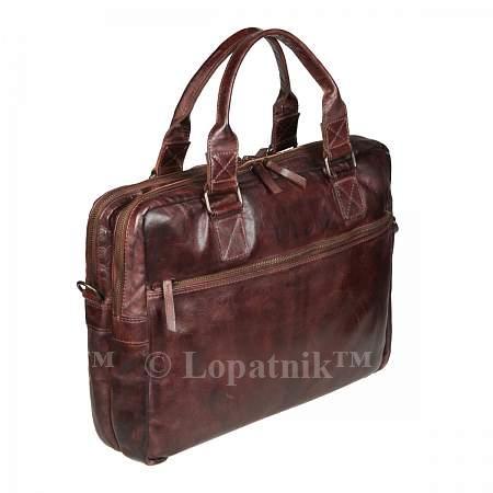 Бизнес-сумка из натуральной кожи GIANNI CONTI 4101283 BROWN