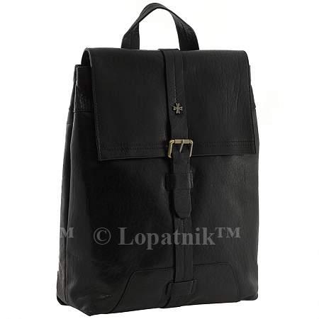 Рюкзак мужской кожаный VASHERON 9764-N.VEGETTA BLACK