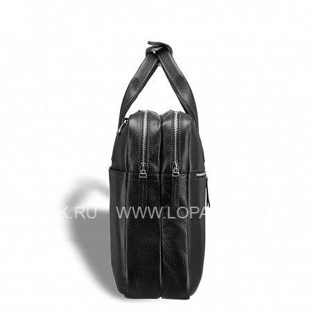 удобная деловая сумка для документов brialdi glendale (глендейл) relief black Brialdi
