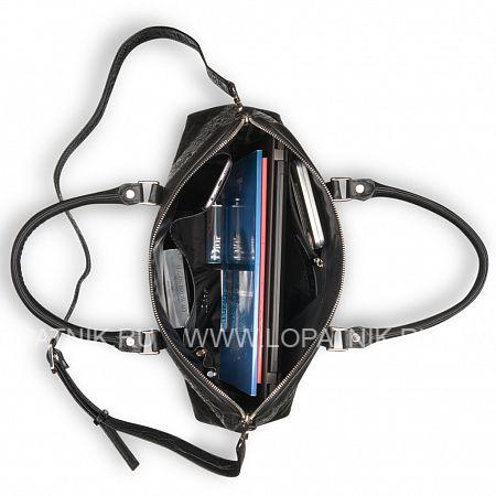 удобная женская сумка brialdi valencia (валенсия) croco black Brialdi