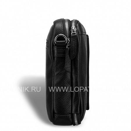мужская сумка через плечо мини brialdi montone (монтоне) relief black Brialdi