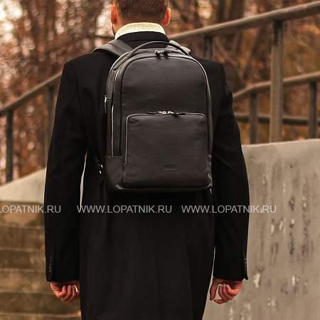мужской рюкзак с 2 автономными отделениями brialdi daily (дейли) relief black Brialdi