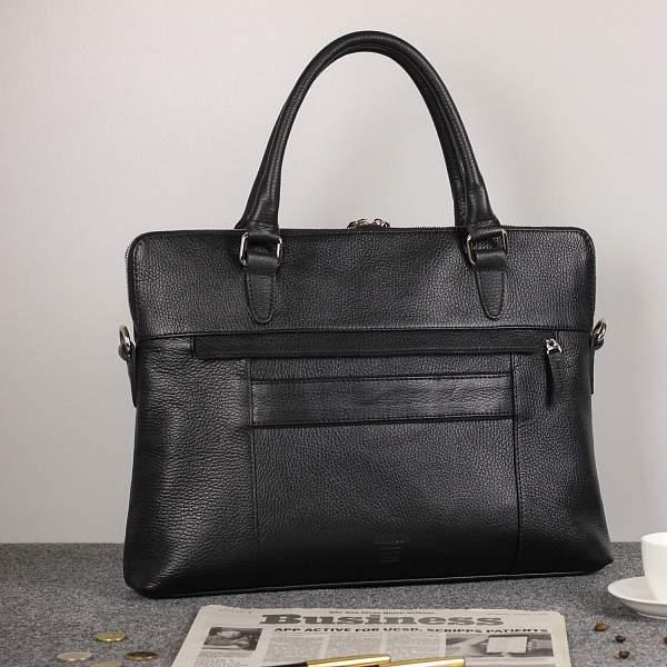 Мужская деловая сумка SLIM-формата для документов BRIALDI Hamilton (Гамильтон) relief black Brialdi, Артикул: brialdi-44550 фото №1