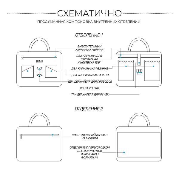 Вместительная деловая сумка с 2 отделениями BRIALDI Longstock (Лонгсток) relief black Brialdi, Артикул: brialdi-44553 фото №1