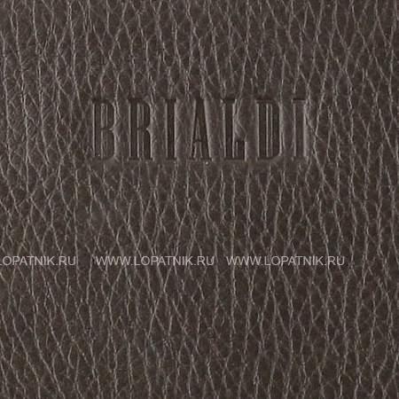 функциональная мужская деловая сумка brialdi overton (эвертон) relief brown Brialdi
