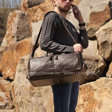 дорожно-спортивная сумка brialdi traveller (путешественник) relief brown Brialdi