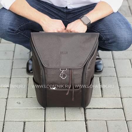 функциональный рюкзак-раскладушка с 16 карманами brialdi universe (вселенная) relief brown Brialdi
