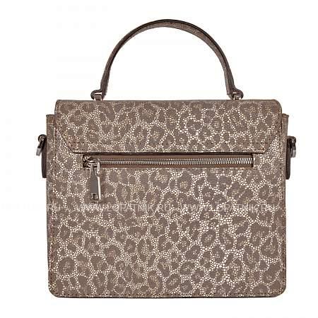 классическая женская сумка среднего размера brialdi agata (агата) velour leopard Brialdi