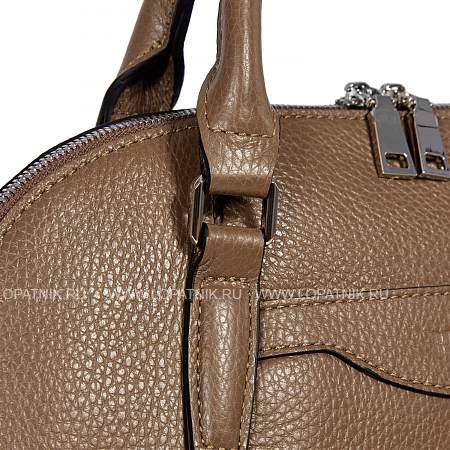 женская деловая сумка среднего размера brialdi ambra (амбра) relief brown Brialdi