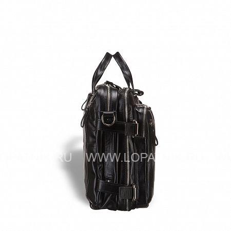 мужская сумка-трансформер norman (норман) shiny black Brialdi