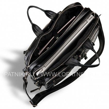 мужская сумка-трансформер norman (норман) shiny black Brialdi
