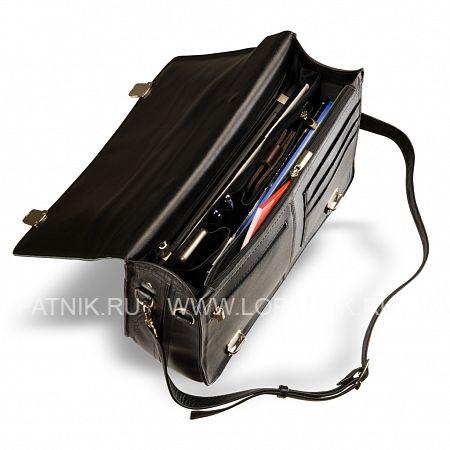 вместительный деловой портфель для командировок и большого объема документов brialdi marconi (маркони) black Brialdi