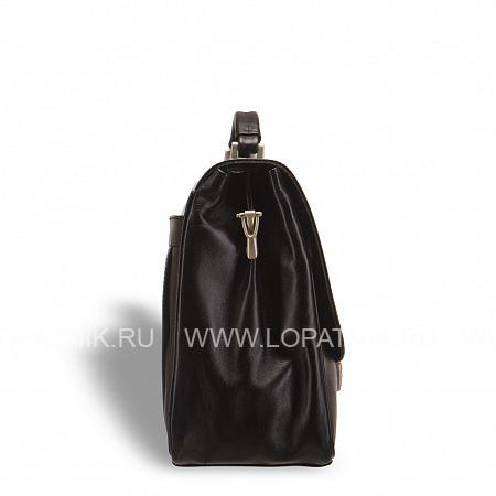 вместительный деловой портфель brialdi morton (мортон) black Brialdi