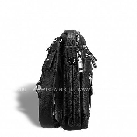 кожаная сумка через плечо mini-формата brialdi west (вест) relief black Brialdi