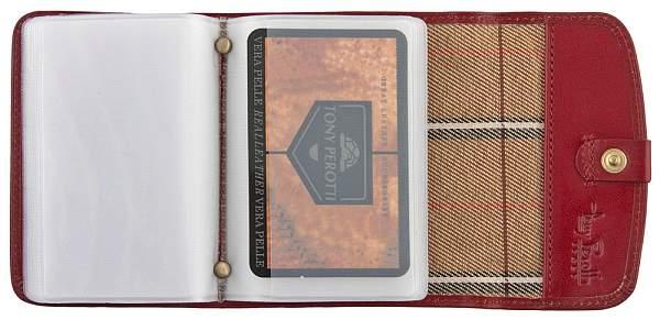 Кожаная женская визитница Tony Perotti, Артикул: 333440/4 фото №1