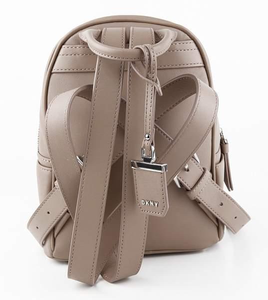 Кожаный женский рюкзак DKNY DKNY, Артикул: 461010508 beige фото №1
