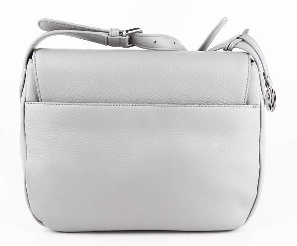 Женская кожаная сумка DKNY, Артикул: 764510103 grey фото №1